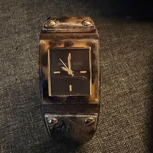 Michael Kors Black and Gold Watch